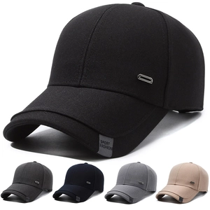 Casquette De Baseball En Coton Sport Fashion Boucle Métallique Réglable Chapeau Protection Solaire Extérieur
