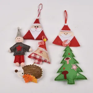 Set di Ornamenti Natalizi in Feltro Fatti a Mano in Tessuto a Forma di Gufo e Cuore Decorazioni da Appendere per Albero di Natale Decorazioni per la Casa per Festival