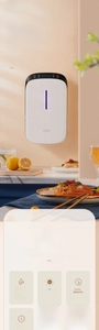 Wall-mounted kitchen utensil sterilizer with UV light and hot air drying function