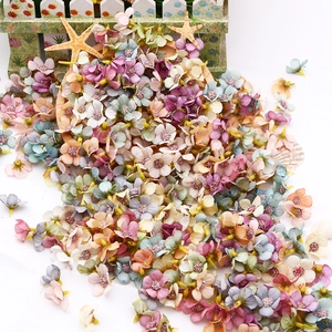 Mini Daisy Artificial Flower Heads Satin Cloth For DIY Wreath Wedding Home Party Craft Decoration Handcrafted Aesthetic