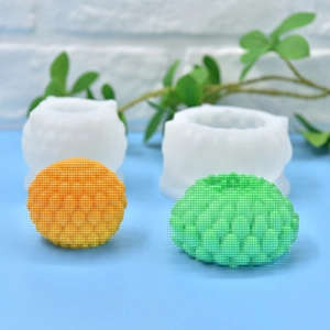 3D spherical succulent silicone mold set for DIY handmade candles and soaps