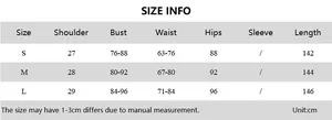 Detailed size guide table for slim fit sleeveless ruched dress showing measurements in cm