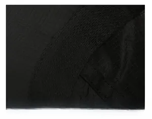 Detail of moisture-wicking sweatband and fine stitching inside a black baseball cap