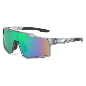 Sports Sunglasses PC Mirror Lens Windproof Cycling Glasses For Outdoor Hiking Fishing Running Men Women