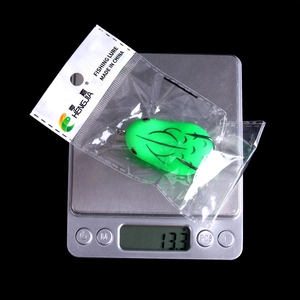 Hengjia fishing lure 13.3g weight measurement on digital scale for snakehead fishing