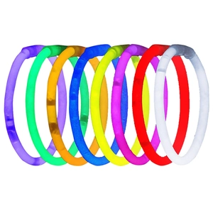 Colorful disposable glow sticks in 8 vibrant neon colors for parties and concerts