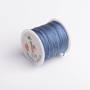 72# blue jade cord for DIY jewelry making and handmade Chinese knot thread crafts