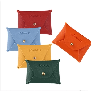 Mini Schmuck-Organizer-Set aus Leder in 5 Farben mit metallischem Druckknopfverschluss