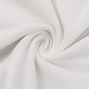 Detailed macro shot of high-quality white mesh fabric showing breathable net texture