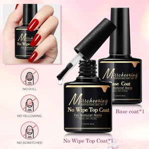 Σετ βερνίκι νυχιών 25 τεμαχίων με βάση, top coat 7,5ml και επαγγελματικά πινέλα για νύχια