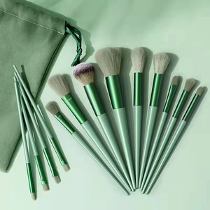 Professional Makeup Brushes Synthetic Fiber Bristles For Foundation Eyeshadow Blush Concealer With Portable Storage Bag
