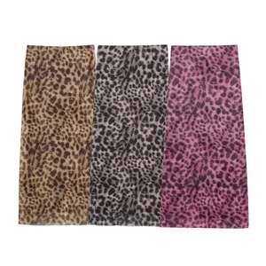 Jupe Midi Sexy pour Femmes Imprimé Léopard en Maille Taille Haute Jupe Trapèze Motif Animal Élégante pour Fête Quotidienne