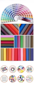 Detailed display of rich colors, diverse fabrics, and custom hardware accessories