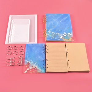 Hars notitieboek mal set met A5 A6 A7 siliconen hoesjes en metalen bindringen