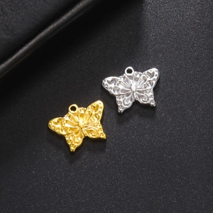 Butterfly Pendants 304 Stainless Steel Hollow Carved Embossed Jewelry Making Charms For Necklace Bracelet Diy Crafts