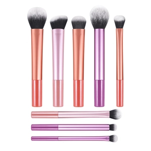 Professional 8-piece gradient makeup brush set for face and eye makeup application