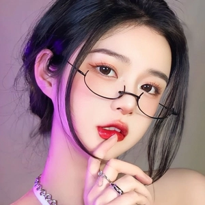 Women Under-Rim Metal Glasses Frame Decorative Half Frame Fashion Non-Prescription Eyewear Heart Bridge Lightweight