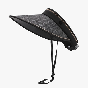 Cappello parasole da donna con protezione UV e tesa larga con cordino per viaggi all'aperto