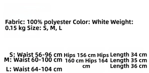 Detailed size chart for lace camisole and shorts set with fabric and measurement info