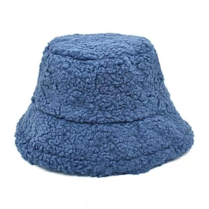 Chapeau Bob D'Hiver Chaud En Faux Agneau Couleur Unie Doux Sherpa Pour Femmes Décontracté Extérieur