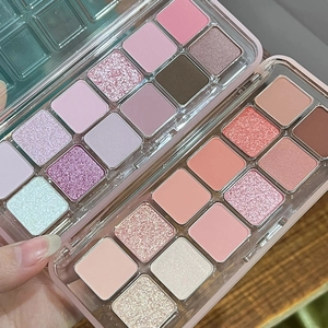 Multi Color Eyeshadow Palette Matte Shimmer Glitter High Pigmented Spicy Girl Style Long Lasting Eye Makeup