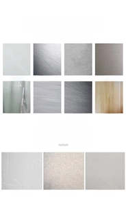 Surface compatibility guide for adhesive stainless steel hooks showing suitable wall types