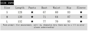 Detailed size chart for backless mesh maxi dress with length and waist measurements