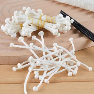 Simulation Enoki Mushroom Model Artificial Vegetable PVC Fake Food For Photography Props Kitchen Decor DIY Miniature