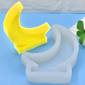 Mond- und Sternform-Silikonform für DIY-Kerzen und geprägtes Gips-Handwerk
