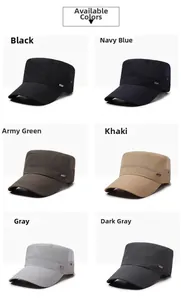 Militärmützen-Kollektion in sechs atmungsaktiven Farben mit Mesh-Einsätzen für Sommer