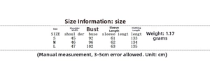 Detailed size chart for the women's long wool blend coat with specific measurements