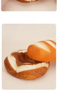 Realistische deutsche Brezel- und Baguette-Modelle für Heimdeko und kreative Magnete