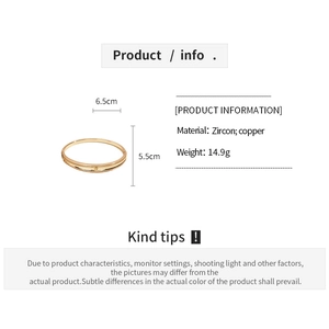 Detailed size and material info for 18k gold plated bangle with zircon stones