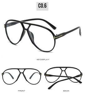 Detailed views of black pilot sunglasses with double bridge and gold T-shaped metal hinges