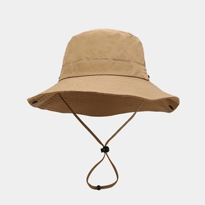 Cappello da sole outdoor ad asciugatura rapida con tesa larga e sottogola
