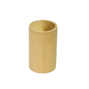Diffuseur d'huiles essentielles en bois naturel avec une texture de grain de bois ronde