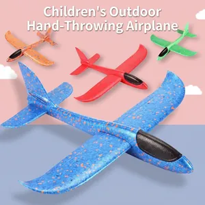 Avión De Juguete Grande De Espuma LED Luminoso EPP Planeador De Lanzamiento Manual Modos De Vuelo Versátiles Deporte Exterior