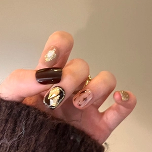 Press On Nails Artificial False Nail Tips French Style Gradient Heart Bow Cartoon Designs For Women Girls Manicure