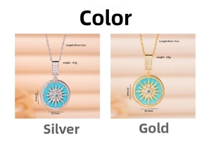 Detailed comparison of 18K gold and silver star pendants with 40+5cm chain size