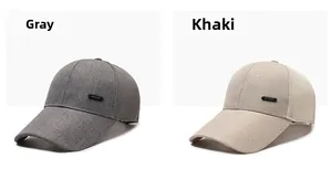 Détail des casquettes grise et kaki montrant le filet respirant et la plaque logo SPORT