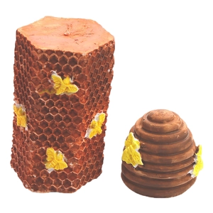 3D-Waben und Bienenstock-Silikonform-Set mit Bienen für handgemachte Seife und Kuchen