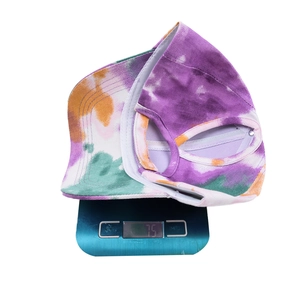 Lightweight tie-dye ponytail baseball cap weighing only 75g for comfortable outdoor wear