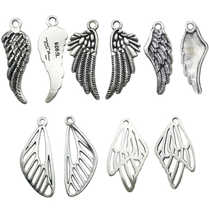 Flügel Anhänger Libelle Engel Flügel Legierung Antik Silber DIY Schmuckherstellung Zubehör Für Halsketten Armbänder