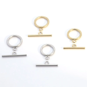 304 Stainless steel OT toggle clasps for jewelry making in gold and silver finish