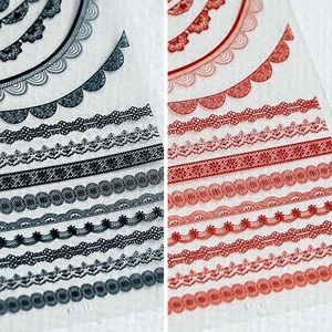 Pro Ultra Thin Lace Nail Art Stickers Self Adhesive Elegant French Hollow Floral Mesh Patterns DIY Manicure Decoration