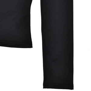 Detailed close-up showing the high-quality stitching and black fabric texture of the set