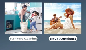 Versatile storage basket for laundry home care and outdoor beach travel activities