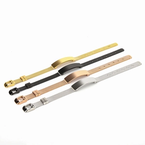 Détails de bracelets de montre réglables en maille dorée, noire, rose gold et argent