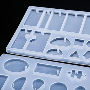 Stampo in silicone per orecchini e pendenti fai-da-te con varie forme geometriche