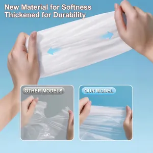 Thickened waterproof rain poncho with reinforced high-stretch and tear-resistant material